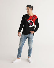 Load image into Gallery viewer, FLAME ROAR - BLACK Men's All-Over Print Long Sleeve Tee