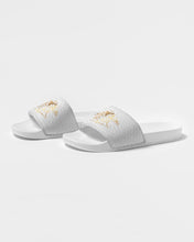 Load image into Gallery viewer, WHITE LEATHER SF WEAR SLIDE Men's Slide Sandal