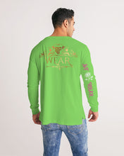 Load image into Gallery viewer, SF WEAR 5STAR LONGSLEEVE - SCHOCKING COLOR GREEN Men's All-Over Print Long Sleeve Tee