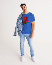 Load image into Gallery viewer, EVERYTHING ROSES 3 LINK UP - RED/BLUE Men's All-Over Print Tee