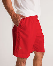 Load image into Gallery viewer, ETR 3 STRIPE TOP - RED Men's All-Over Print Jogger Shorts