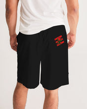 Load image into Gallery viewer, ETR 3 STRIPE TOP - BLACK Men's All-Over Print Jogger Shorts