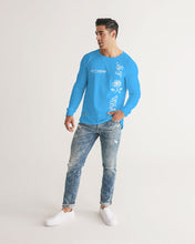 Load image into Gallery viewer, SF WEAR 5STAR 2.0 - LIGHT BLUE Men's All-Over Print Long Sleeve Tee