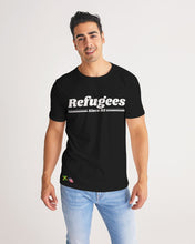 Load image into Gallery viewer, REFUGEES 2.0 - BLACK Men's All-Over Print Tee