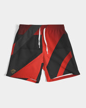 Load image into Gallery viewer, THE WEB SWIM TRUNKS SWAG - RED/BLACK Men's All-Over Print Swim Trunk