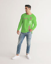 Load image into Gallery viewer, SF WEAR 5STAR LONGSLEEVE - SCHOCKING COLOR GREEN Men's All-Over Print Long Sleeve Tee