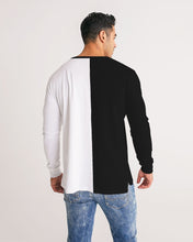 Load image into Gallery viewer, SF WEAR FLAVA - BLACK/WHITE Men's All-Over Print Long Sleeve Tee
