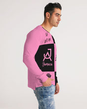 Load image into Gallery viewer, SF WEAR FLAVA - PINK/BLACK Men's All-Over Print Long Sleeve Tee