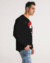 Load image into Gallery viewer, FLAME ROAR - BLACK Men's All-Over Print Long Sleeve Tee
