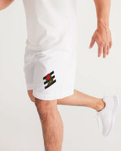Load image into Gallery viewer, ETR 3 STRIPE Shirt - White Men's All-Over Print Jogger Shorts