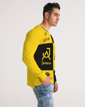 Load image into Gallery viewer, SF WEAR FLAVA - YELLOW/BLACK Men's All-Over Print Long Sleeve Tee