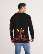 Load image into Gallery viewer, STEADY FLAME BULL LONGSLEEVE - RED/BLACK Men's All-Over Print Long Sleeve Tee