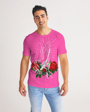 Load image into Gallery viewer, ROSE AND ROSARY - PINK Men's All-Over Print Tee