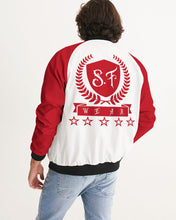 Load image into Gallery viewer, SF WEAR 1 JACKET - RED/WHITE Men's All-Over Print Bomber Jacket