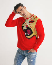 Load image into Gallery viewer, FLAME ROAR - RED Men's All-Over Print Long Sleeve Tee