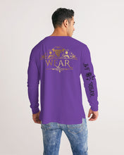 Load image into Gallery viewer, SF WEAR 5STAR 2.0 - PURPLE Men's All-Over Print Long Sleeve Tee