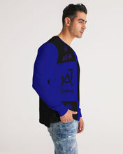 Load image into Gallery viewer, SF WEAR FLAVA - BLUE/BLACK Men's All-Over Print Long Sleeve Tee