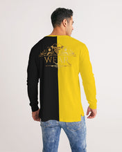 Load image into Gallery viewer, SF WEAR FLAVA - YELLOW/BLACK Men's All-Over Print Long Sleeve Tee