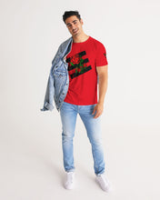 Load image into Gallery viewer, ETR 3 STRIPE TOP - RED Men's All-Over Print Tee