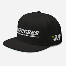 Load image into Gallery viewer, REFUGEES 2.O HAT - BLACK Flat Bill Cap