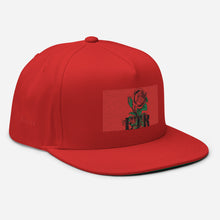 Load image into Gallery viewer, ETR 1 ROSE - RED Flat Bill Cap