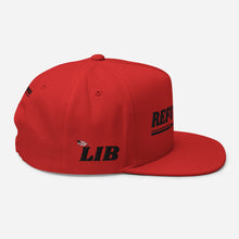 Load image into Gallery viewer, REFUGEES 2.0 HAT - RED Flat Bill Cap