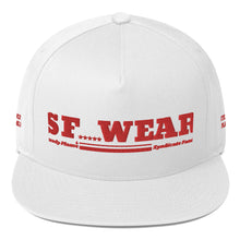 Load image into Gallery viewer, SF WEAR SNAPBACK - WHITE/RED