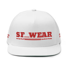 Load image into Gallery viewer, SF WEAR SNAPBACK - WHITE/RED
