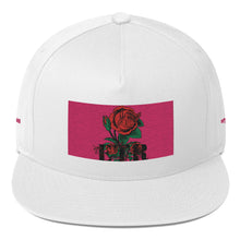Load image into Gallery viewer, ETR 1 ROSE HATS - WHITE/PINK Flat Bill Cap