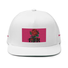 Load image into Gallery viewer, ETR 1 ROSE HATS - WHITE/PINK Flat Bill Cap