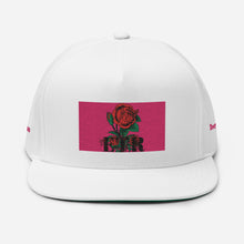 Load image into Gallery viewer, ETR 1 ROSE HATS - WHITE/PINK Flat Bill Cap