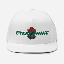 Load image into Gallery viewer, EVERYTHING ROSES SNAPBACK - GREEN/WHITE
