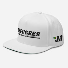 Load image into Gallery viewer, REFUGEES 2.0 HAT - WHITE Flat Bill Cap