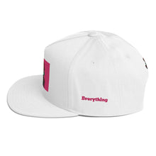 Load image into Gallery viewer, ETR 1 ROSE HATS - WHITE/PINK Flat Bill Cap