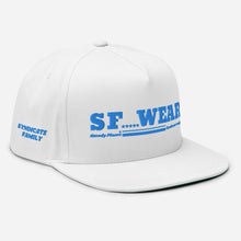 Load image into Gallery viewer, SF WEAR SNAPBACK - LIGHT BLUE/WHITE