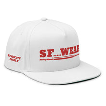 Load image into Gallery viewer, SF WEAR SNAPBACK - WHITE/RED