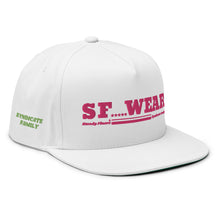Load image into Gallery viewer, SF WEAR 5STAR - WHITE/ HOT PINK Flat Bill Cap