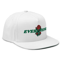 Load image into Gallery viewer, EVERYTHING ROSES SNAPBACK - GREEN/WHITE