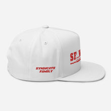 Load image into Gallery viewer, SF WEAR SNAPBACK - WHITE/RED