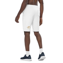 Load image into Gallery viewer, Rosary Men's Fleece Shorts - White