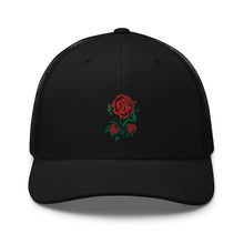 Load image into Gallery viewer, 1 Rose - Black Trucker Hat