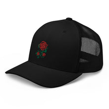 Load image into Gallery viewer, 1 Rose - Black Trucker Hat