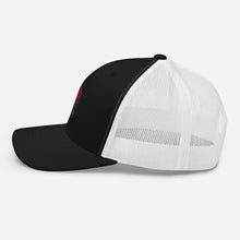 Load image into Gallery viewer, 1 Rose - Black/White Trucker Hat