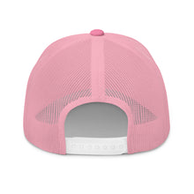Load image into Gallery viewer, EVERYTHING ROSES 3 LINK UP Trucker hat - Pink/White