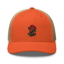 Load image into Gallery viewer, 1 Rose - Orange Trucker Hat