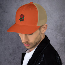 Load image into Gallery viewer, 1 Rose - Orange Trucker Hat