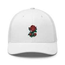 Load image into Gallery viewer, 1 Rose - white Trucker Hat