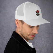 Load image into Gallery viewer, 1 Rose - white Trucker Hat
