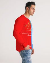 Load image into Gallery viewer, SF WEAR LONGSLEEVE - RED/SKY BLUE Men's Long Sleeve Tee
