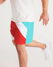 Load image into Gallery viewer, 5IVE - RED Men's All-Over Print Jogger Shorts